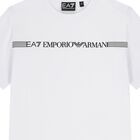 Boys White Logo T-Shirt, 1, hi-res