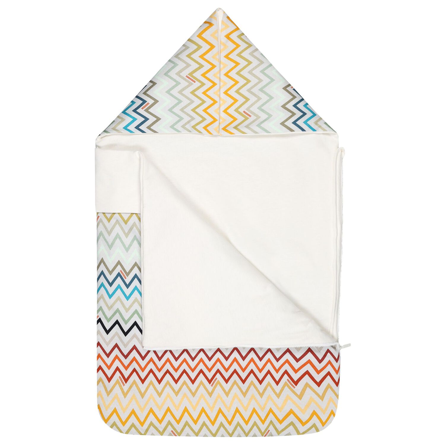 Multi-Coloured Zig Zag Baby Nest, 1, hi-res