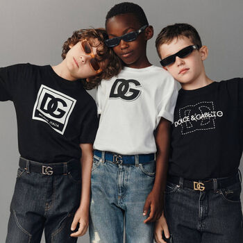 Boys Black Logo T-Shirt