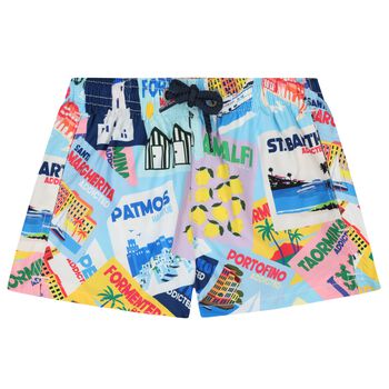Boys Multi-Coloured Swim Shorts