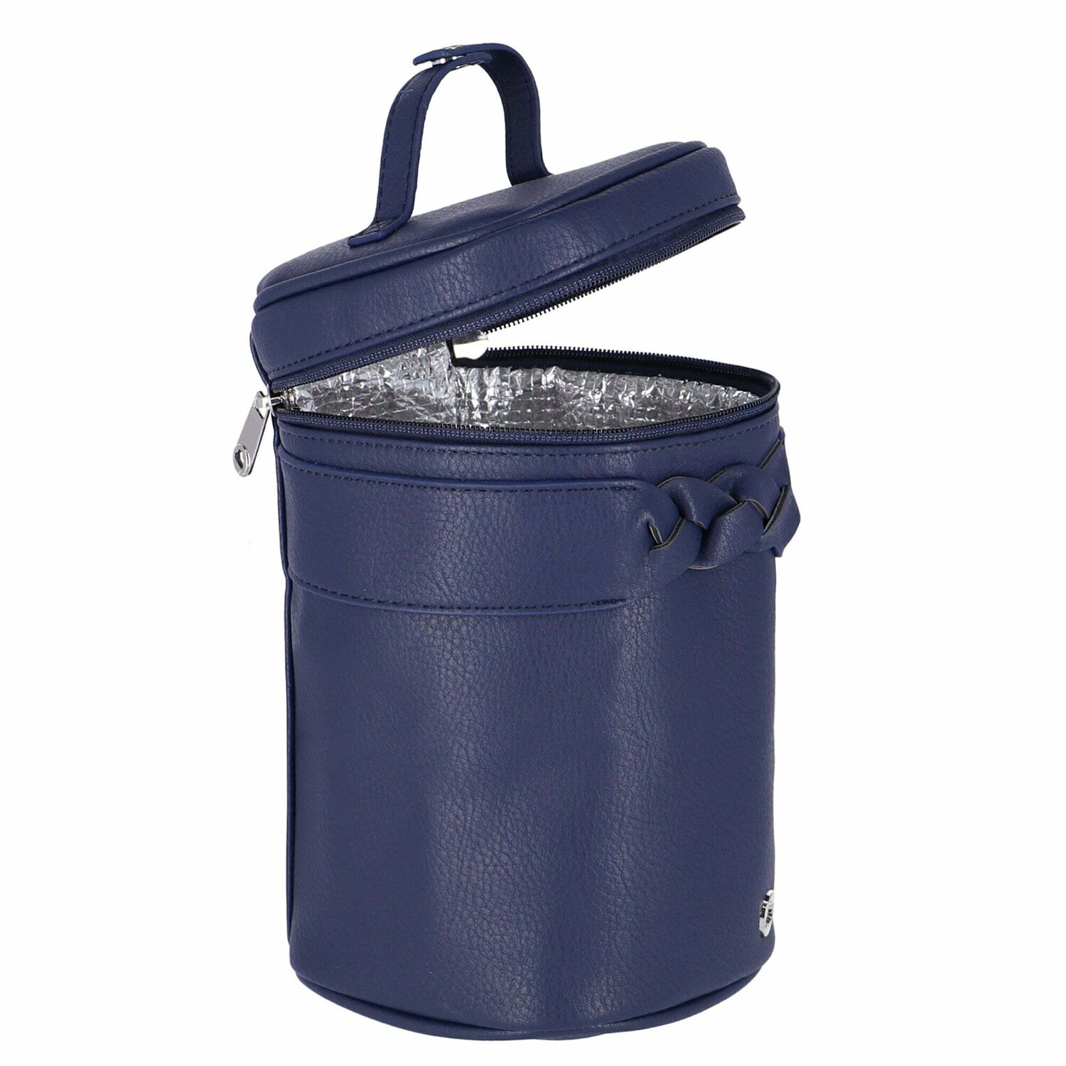 Navy Thermal Bottle Bag, 1, hi-res