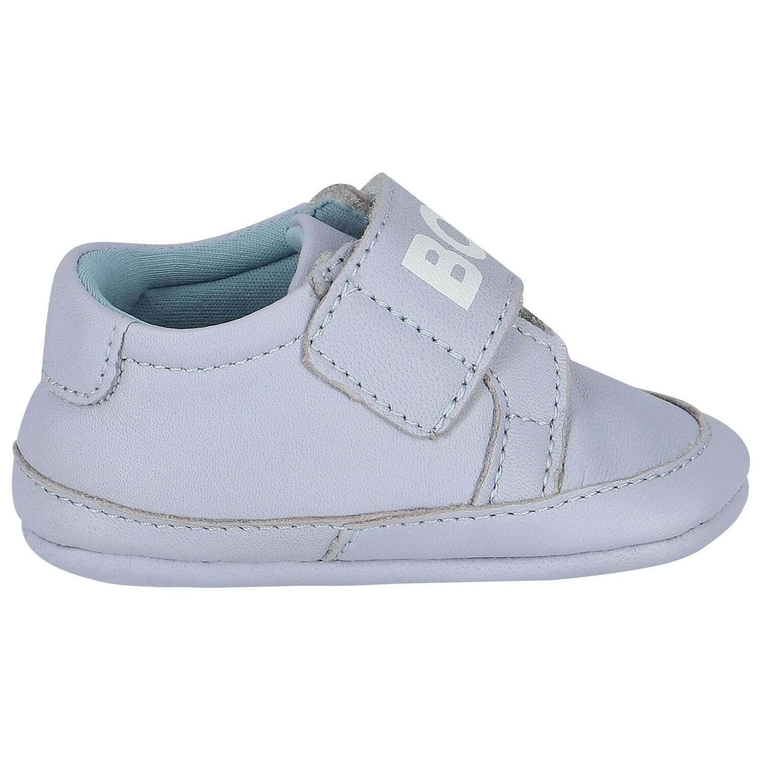 Baby Boys Blue Logo Pre Walker Shoes, 1, hi-res image number null