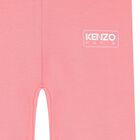 Girls Pink Leggings, 1, hi-res