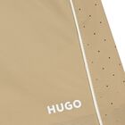 Boys Beige Logo Shorts, 2, hi-res