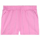 Girls Pink Embellished Shorts, 1, hi-res