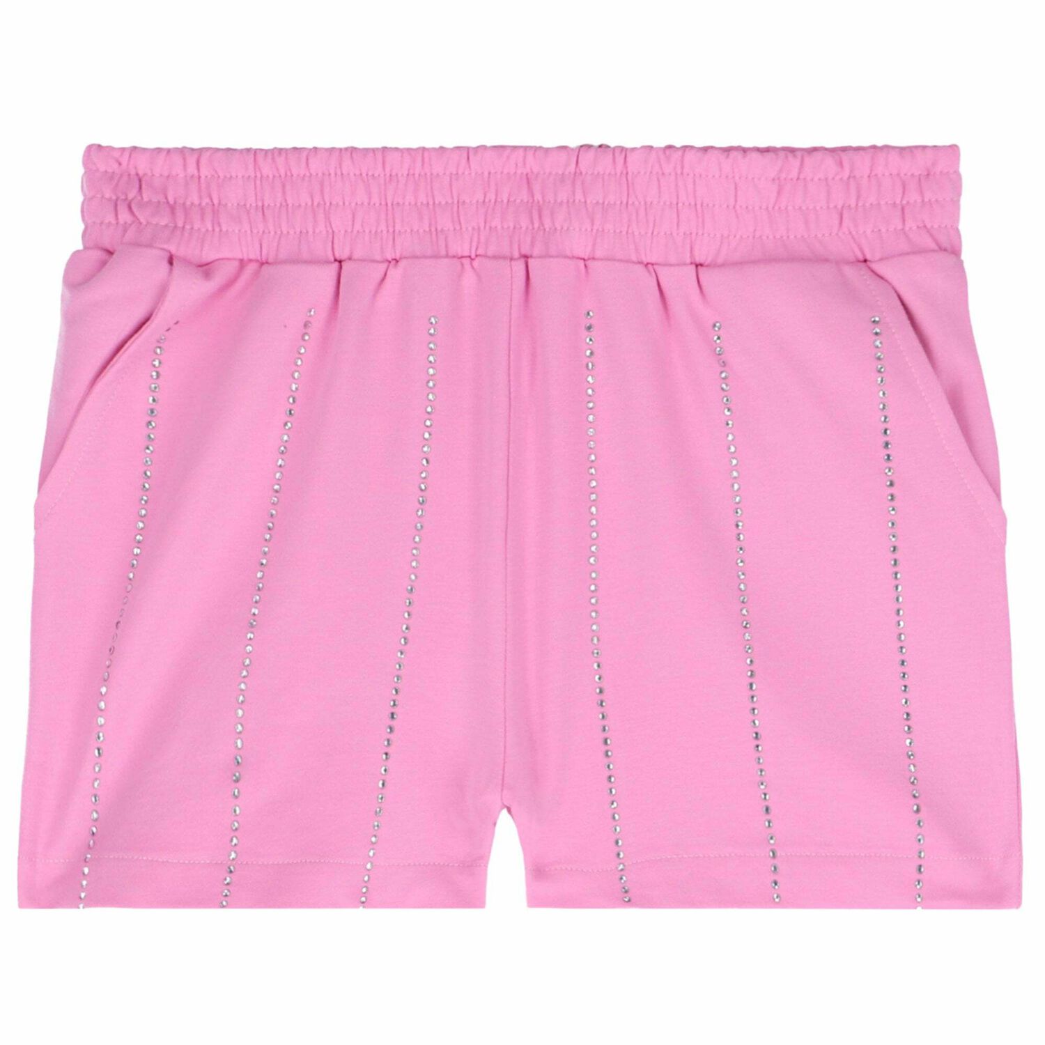 Girls Pink Embellished Shorts, 1, hi-res