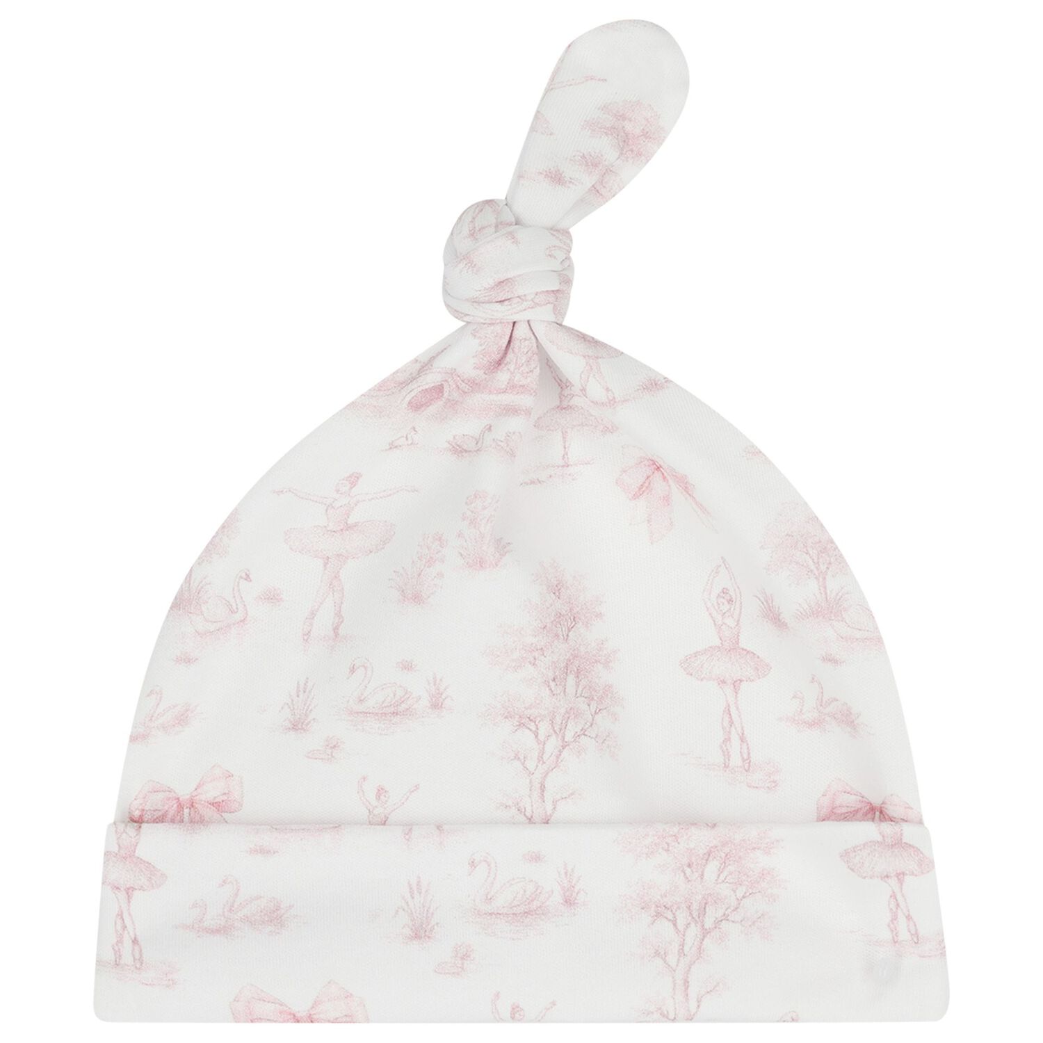 Baby Girls White & Pink Swan Babygrow Gift Set , 1, hi-res