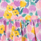 Younger Girls Multi-Coloured Floral Dress Set, 3, hi-res