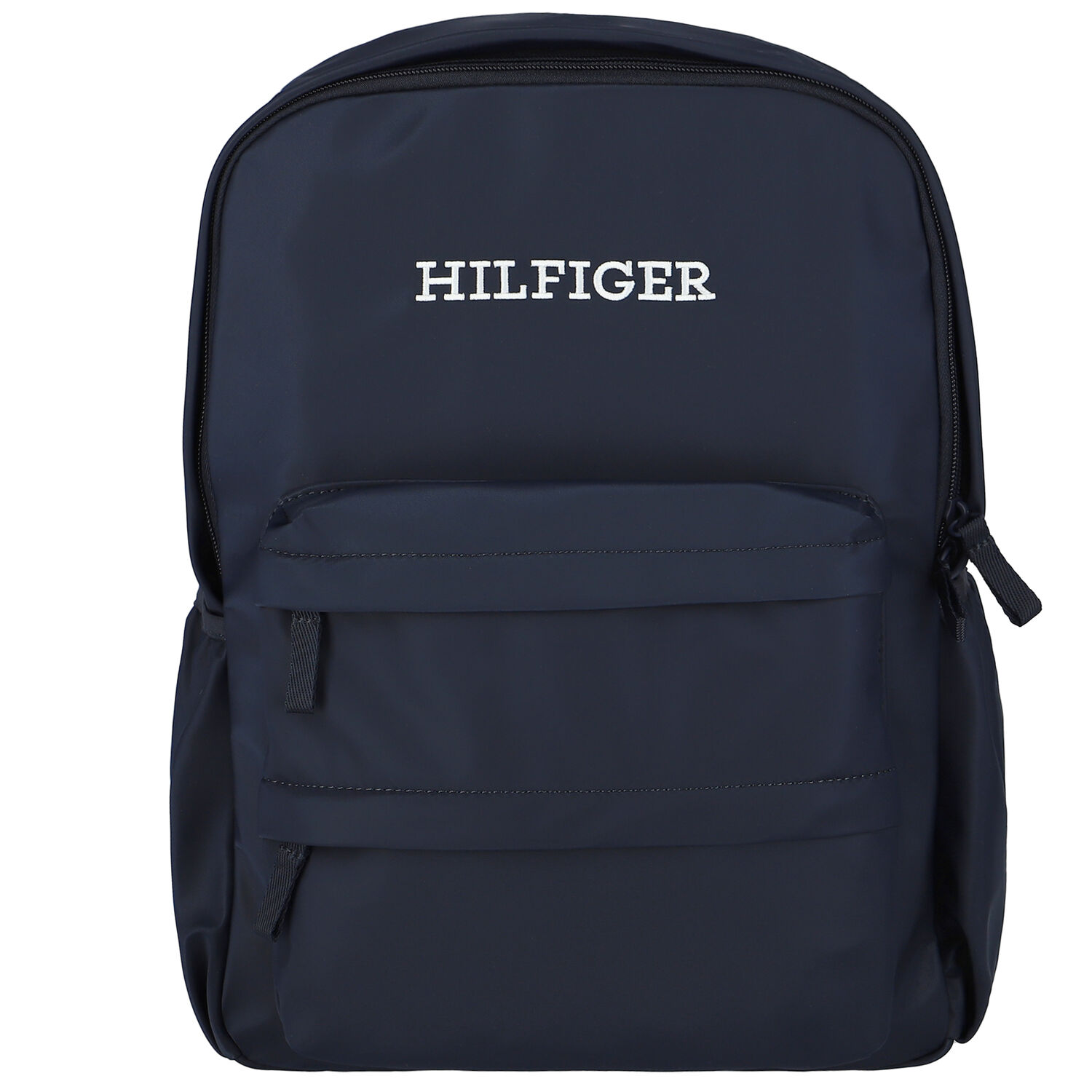 Boys Navy Blue Logo Backpack, 1, hi-res
