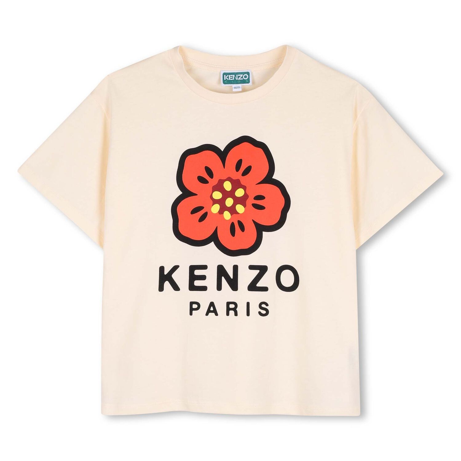 Ivory Boke Flower T-Shirt, 1, hi-res