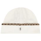 Ivory Teddy Bear Logo Babygrow Set, 1, hi-res