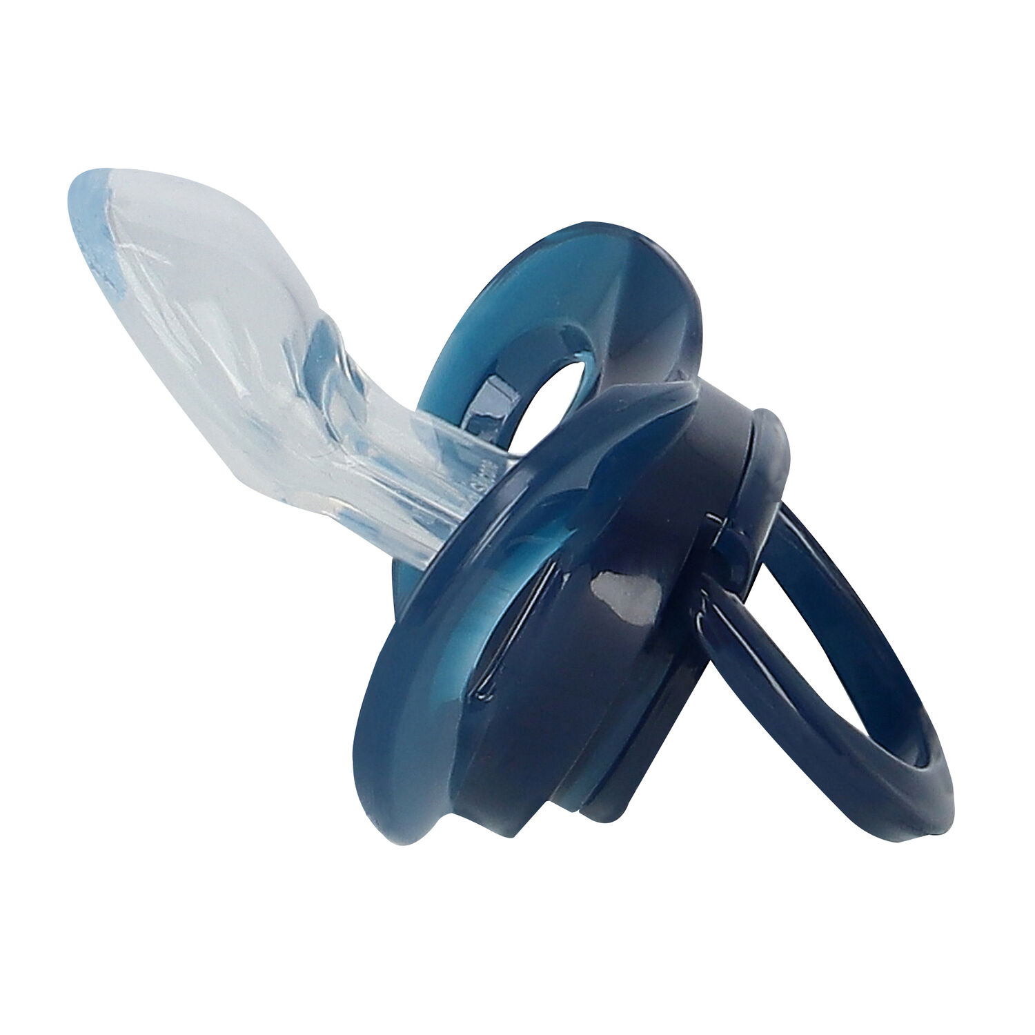 Navy Logo Baby Pacifier, 2, hi-res