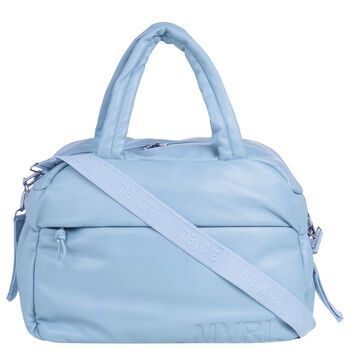 Blue Logo Baby Faux Leather Changing Bag 