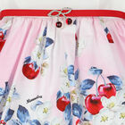 Girls White & Pink Cherry Dress, 1, hi-res