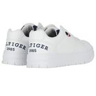 White Logo Trainers, 1, hi-res