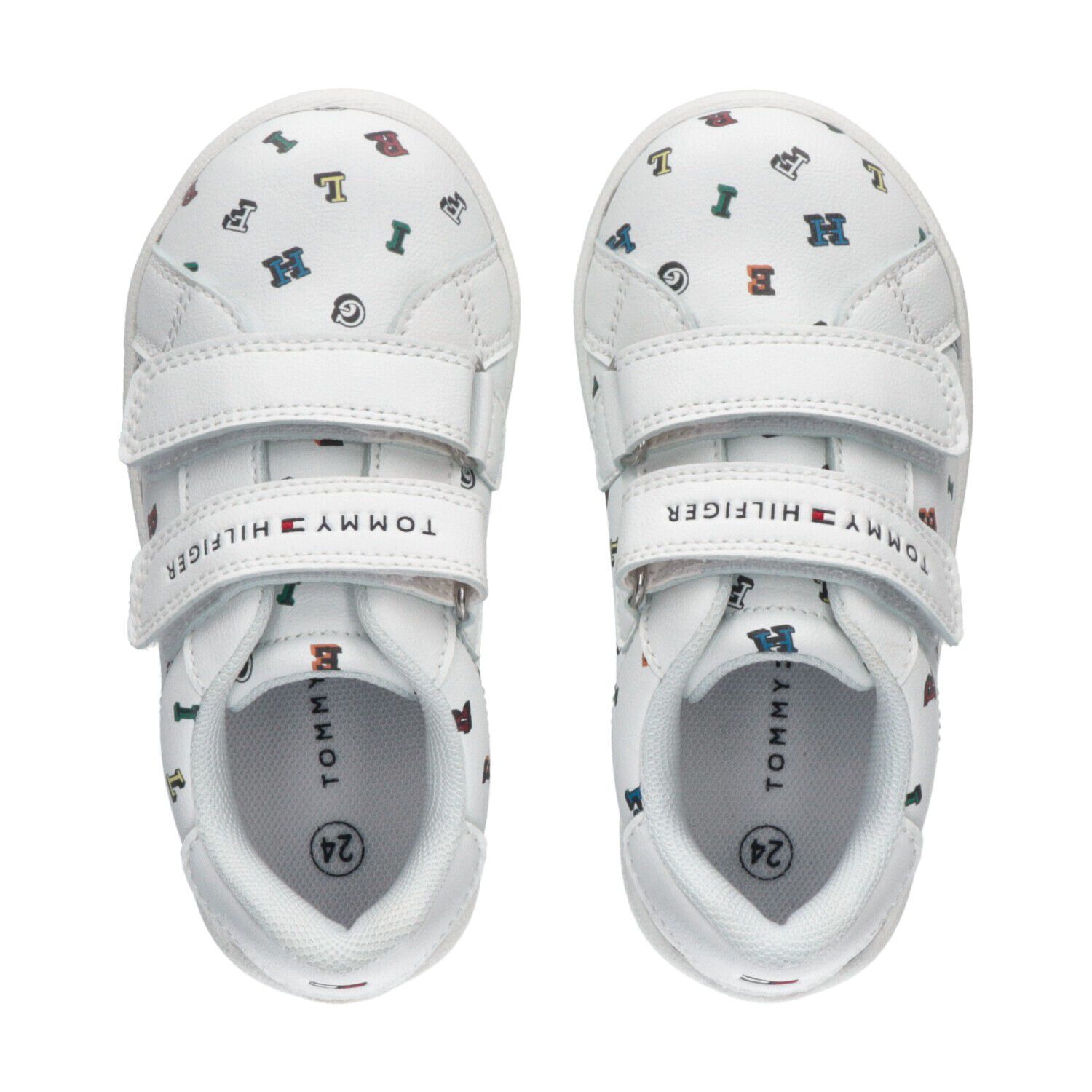 White Logo Trainers, 1, hi-res