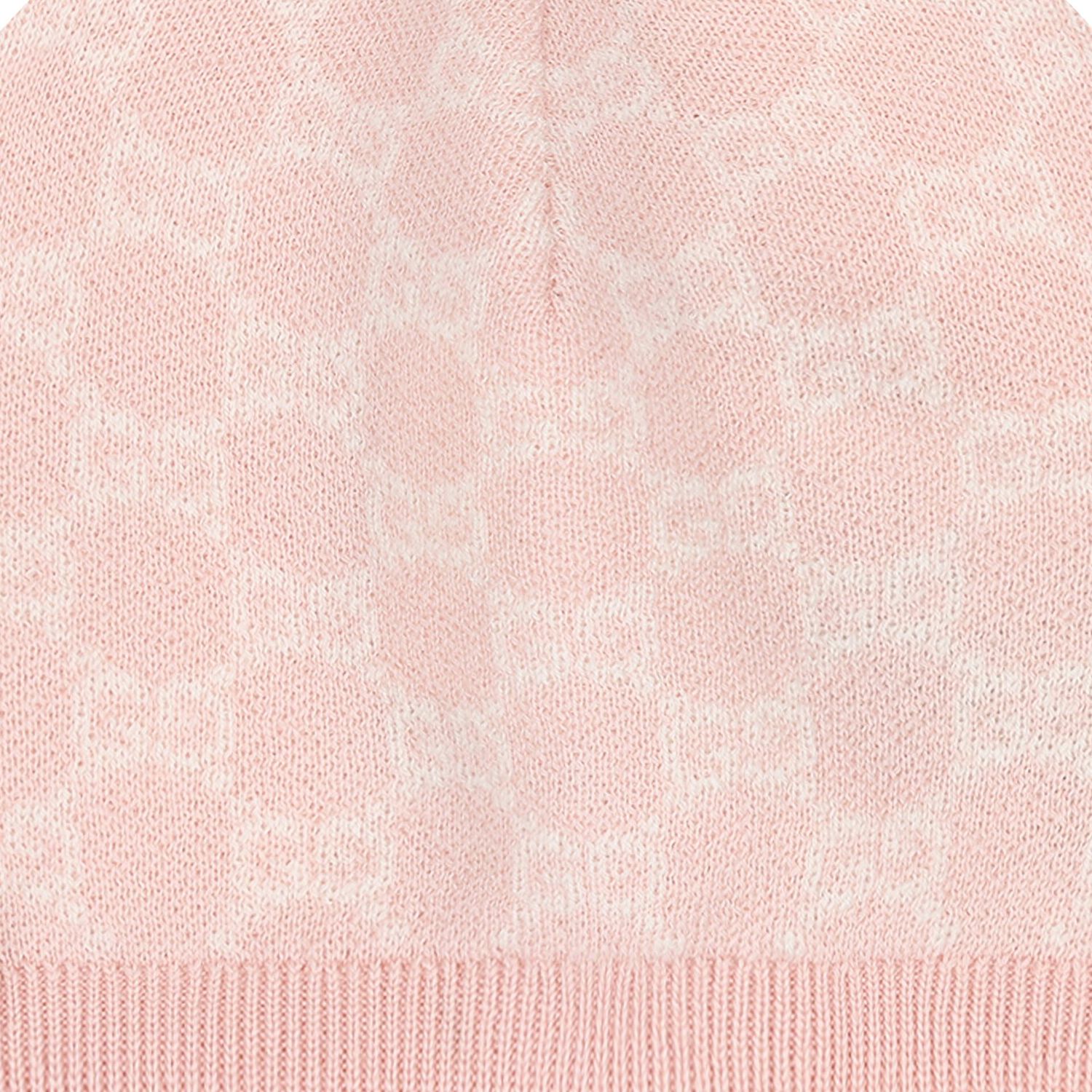 Girls Pink GG logo Hat, 2, hi-res