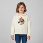 Girls Ivory Teddy Bear Sweatshirt, 1, hi-res