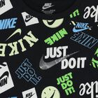 Younger Boys Black & Blue Logo Shorts Set, 1, hi-res