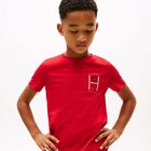 Boys Red Cotton Graphic T-Shirt, 2, hi-res