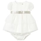 Baby Girls Ivory Tulle Dress Set, 1, hi-res
