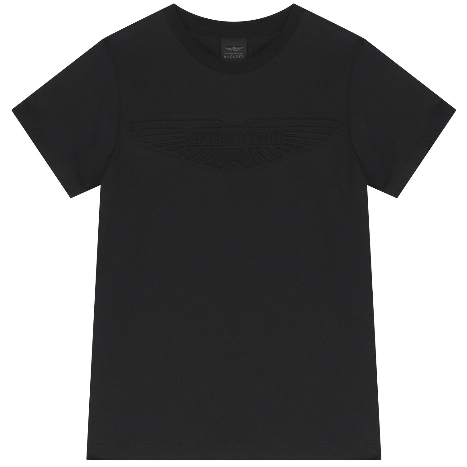 Boys Black Aston Martin Logo T-Shirt, 1, hi-res