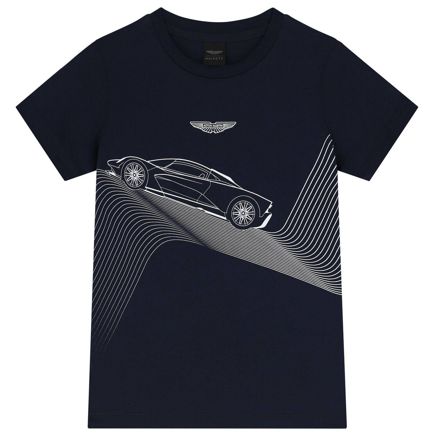 Boys Navy Blue Logo T-Shirt, 1, hi-res