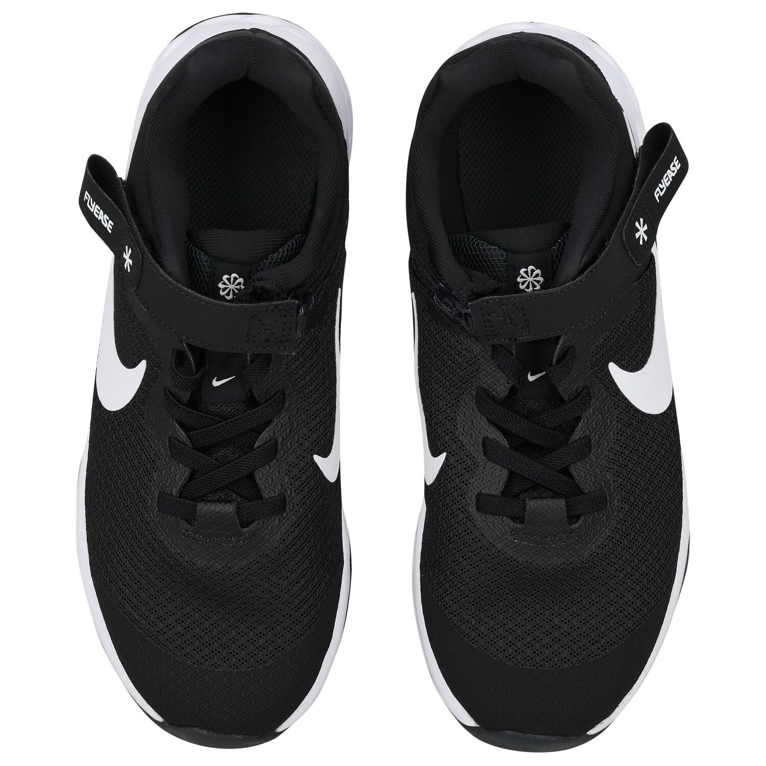 Nike Kids Black White Revolution Flyease Trainers Junior