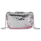 Girls Silver & Pink Sequins Bag&nbsp;, 2, hi-res