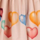 Girls Pink Hearts Dress, 1, hi-res