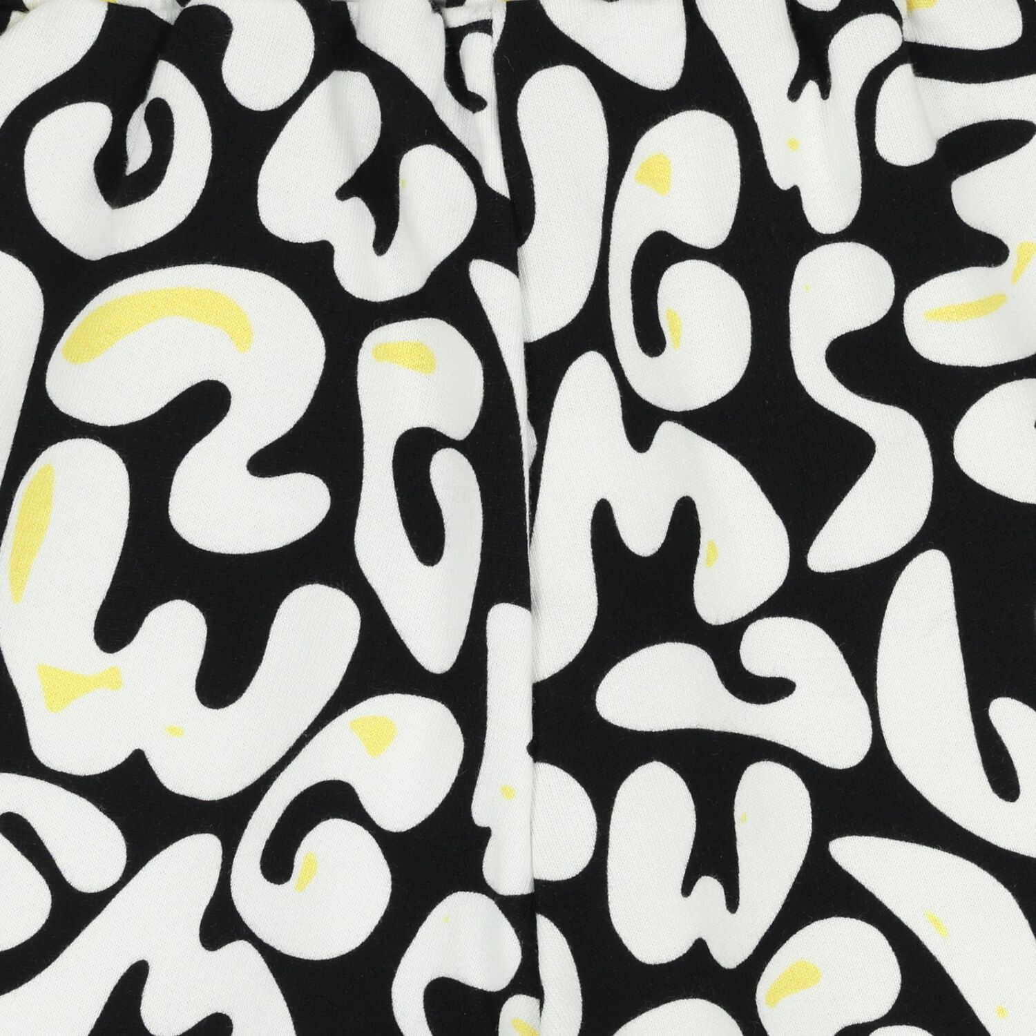 Boys Black & White Logo Shorts, 1, hi-res