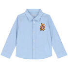 Baby Boys Blue & Navy Logo Trousers Set, 1, hi-res