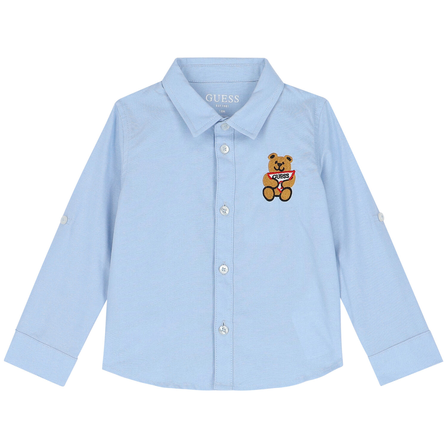 Baby Boys Blue & Navy Logo Trousers Set, 1, hi-res