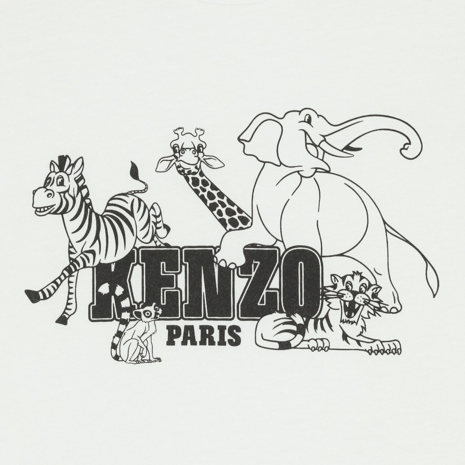 Boys White Logo Safari T-Shirt, 1, hi-res