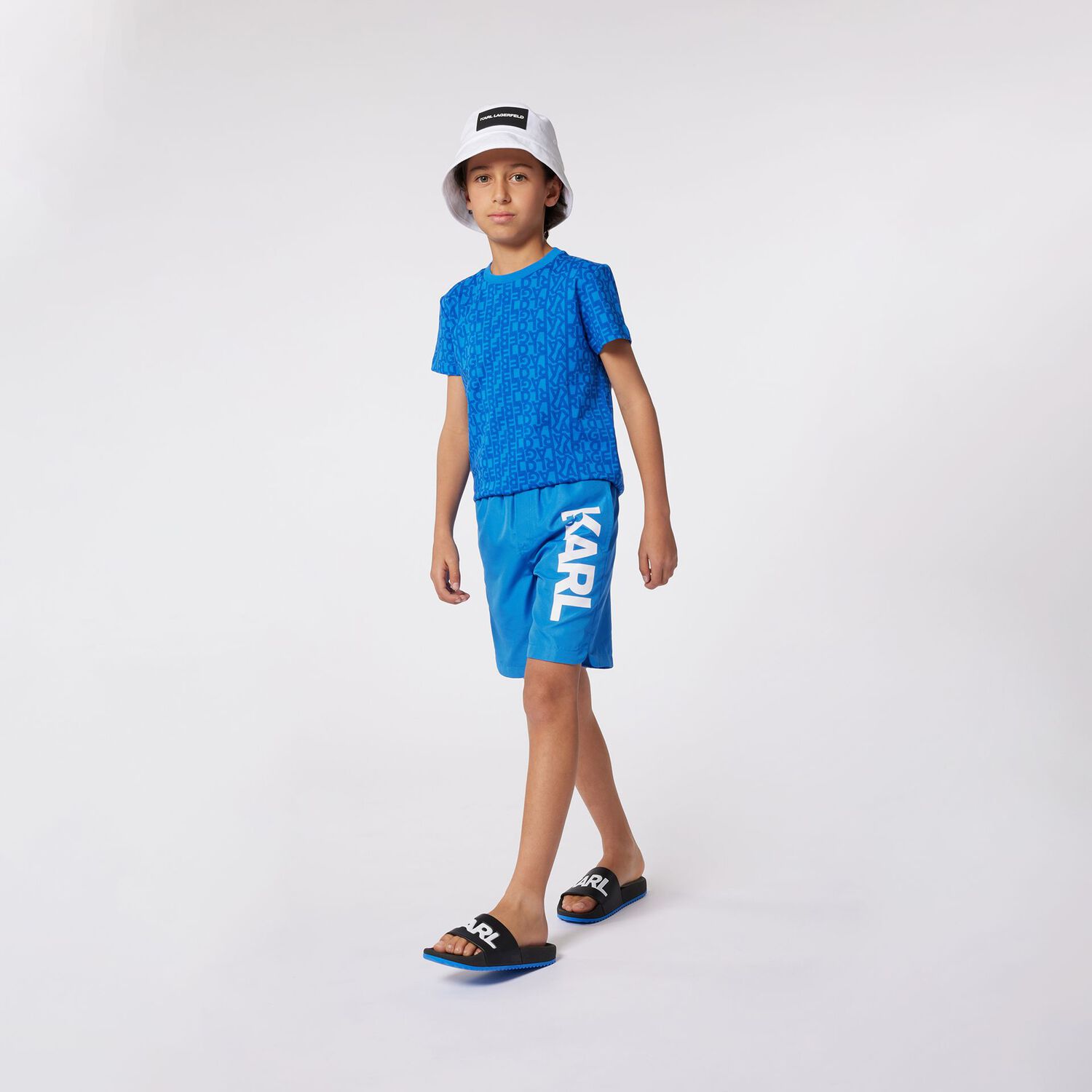 Boys Blue Logo T-Shirt, 2, hi-res
