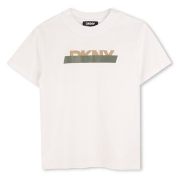 Boys White Logo T-Shirt