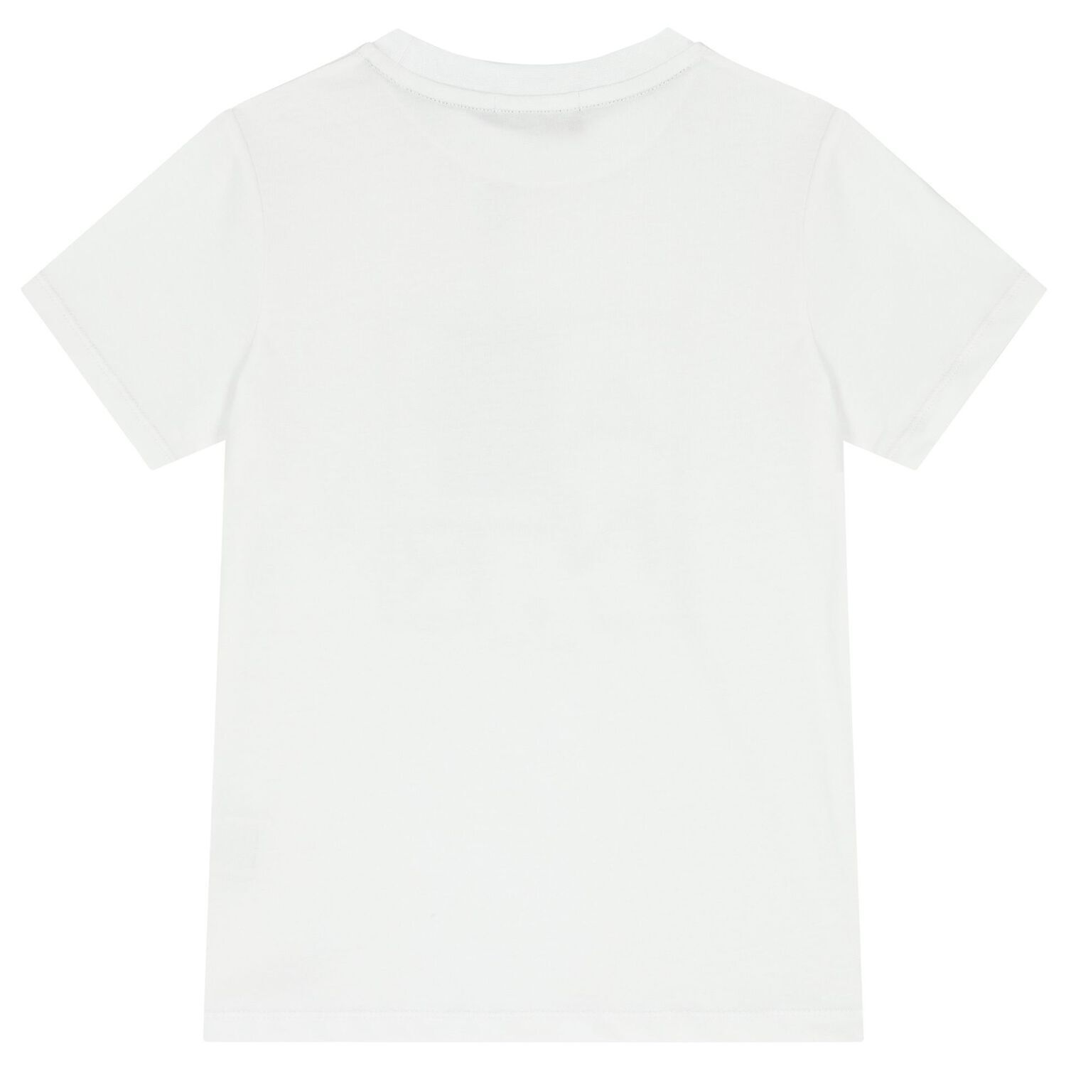Boys White & Gold Logo T-Shirt, 1, hi-res image number null