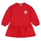 Younger Girls Red Logo Dress, 1, hi-res
