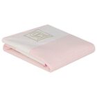 Baby Girls Pink & Gold Logo Blanket, 2, hi-res