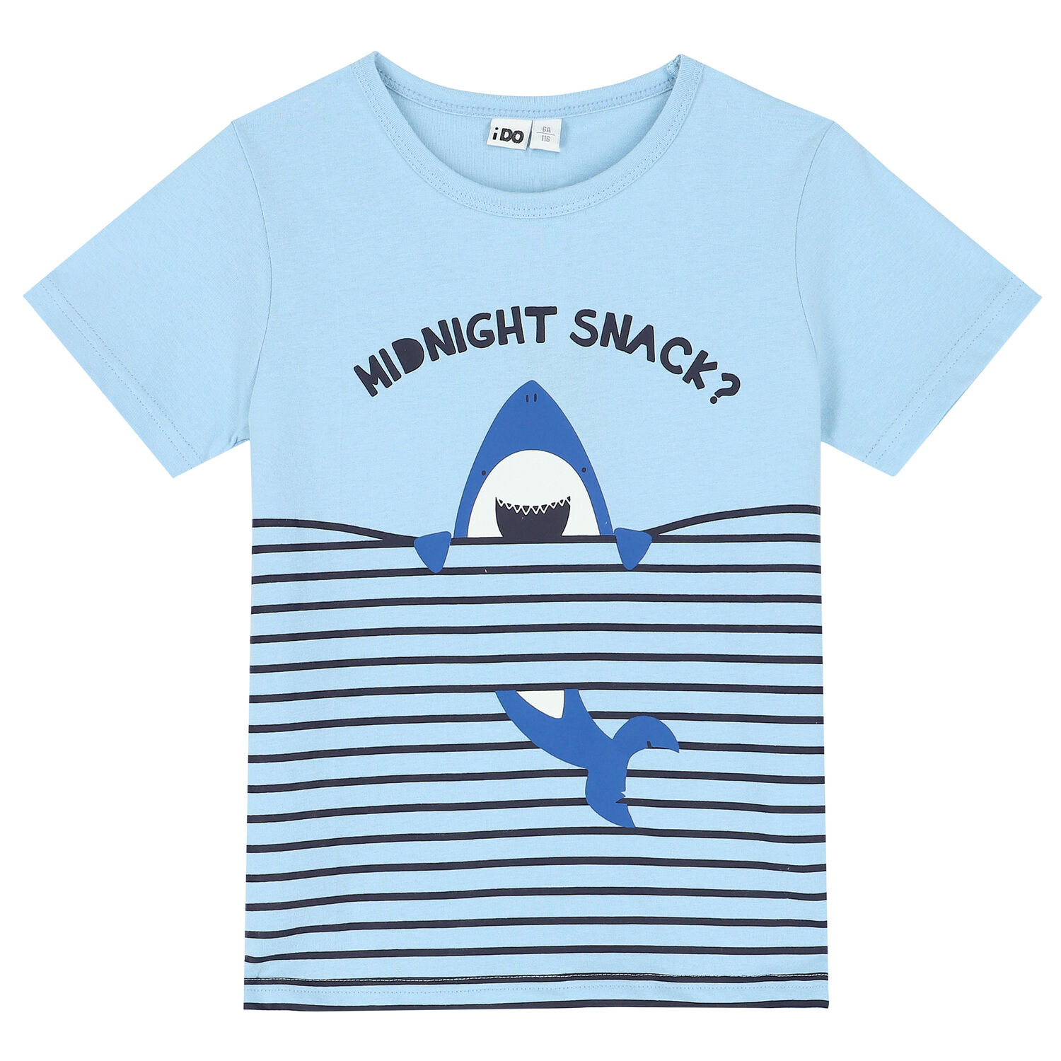 Boys Blue & Navy Shark Shorts Set, 1, hi-res