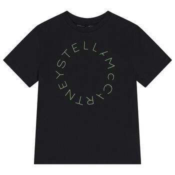 Boys Black Logo T-Shirt
