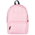 Girls Pink Logo Backpack, 2, hi-res