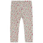 Younger Girls Beige & Red Legging Set, 1, hi-res