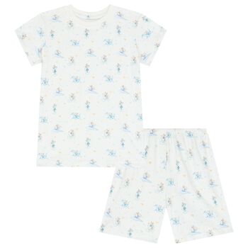 Boys White Cute Mouse Pyjamas