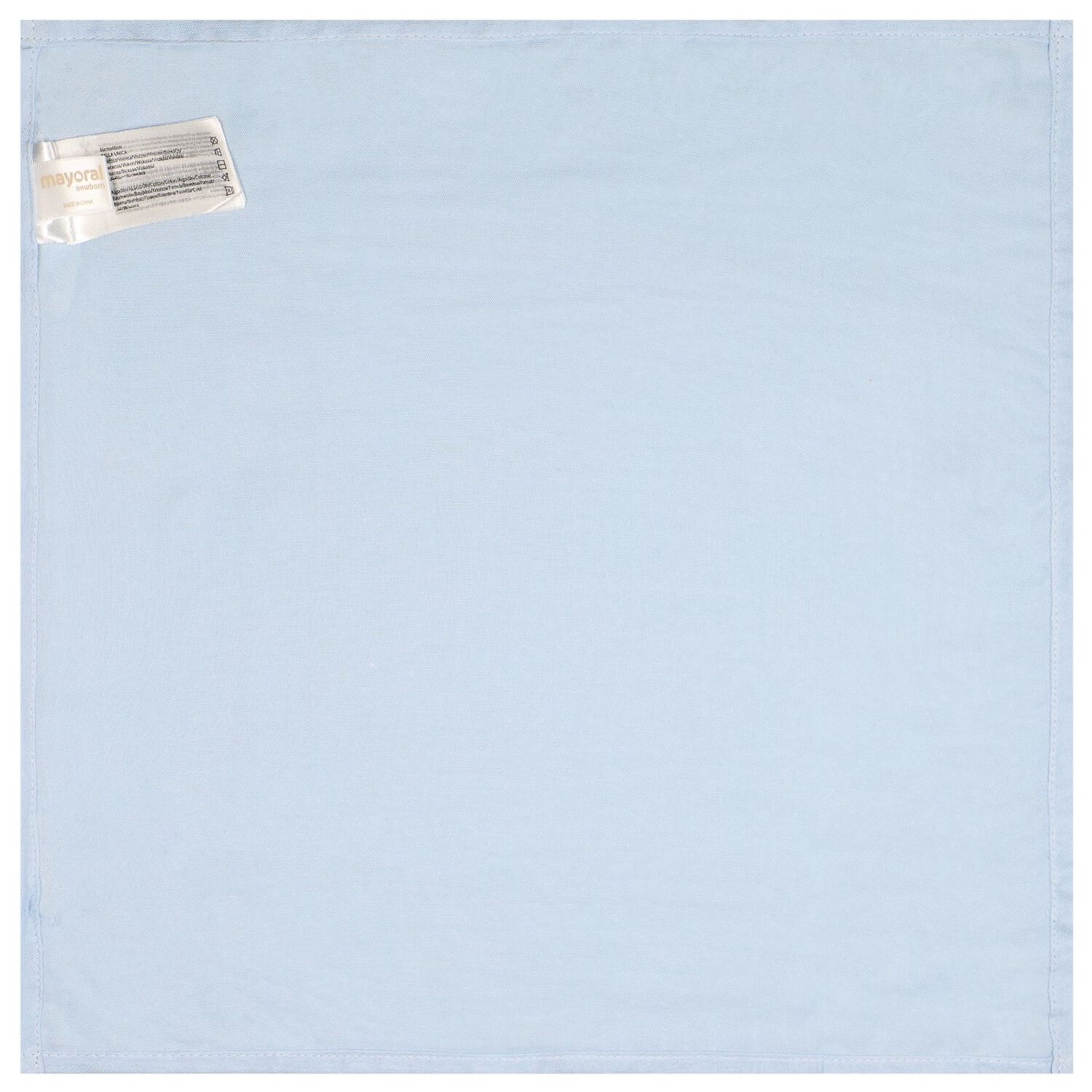 Baby Boys Ivory & Blue Muslin Swaddles ( 3-Pack ), 2, hi-res