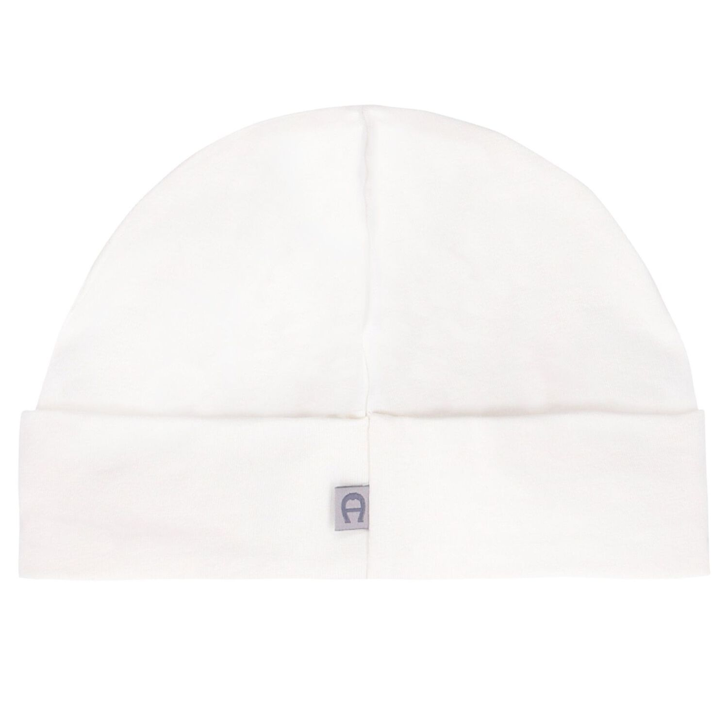 Ivory & Gold Logo Baby Hat, 2, hi-res