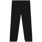 Boys Black Logo Joggers, 1, hi-res