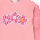 Girls Pink Floral & Fleece Leggings Set, 1, hi-res