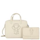 Ivory Elephant Logo Baby Changing Bag, 1, hi-res