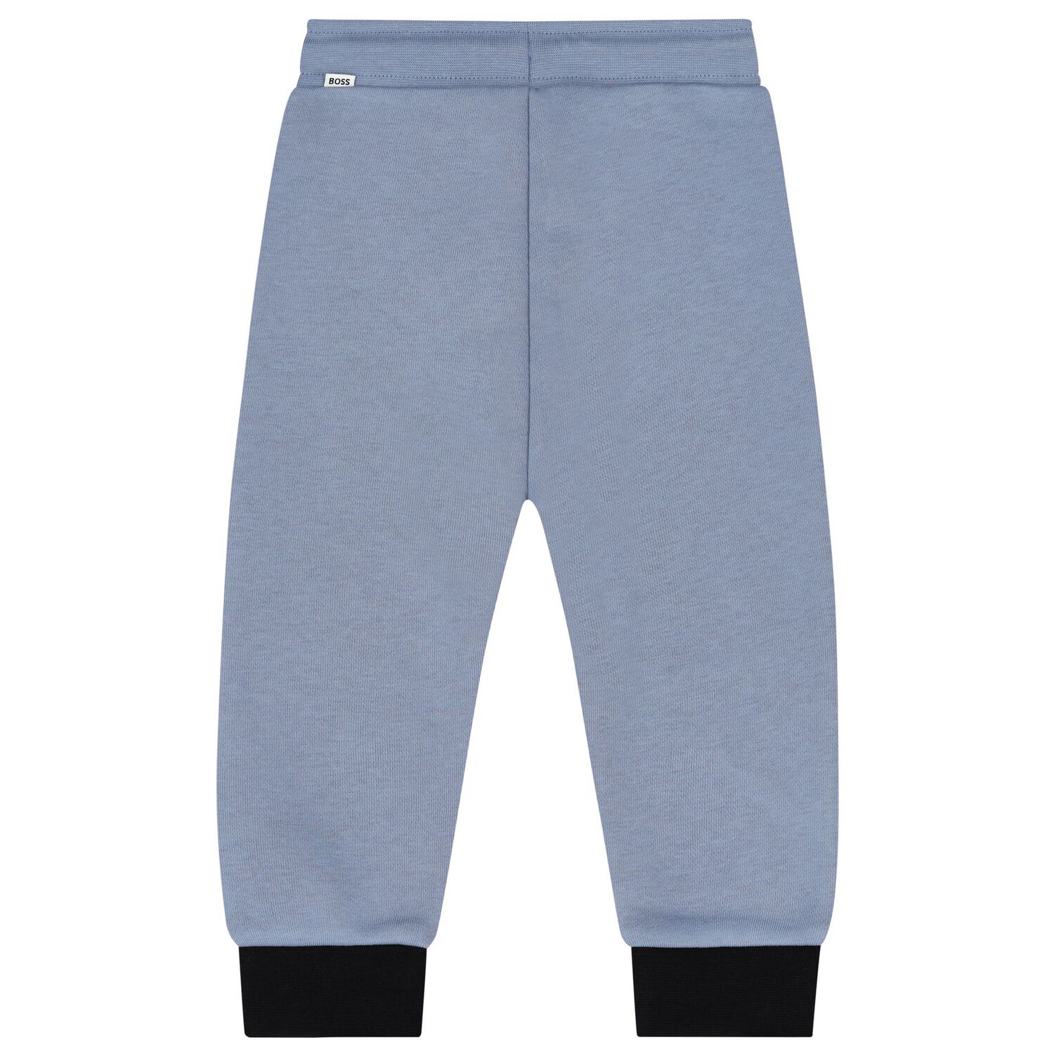 Younger Boys Blue & Black Logo Tracksuit, 1, hi-res